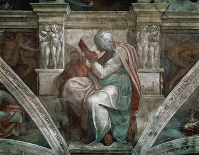 Persian Sibyl (detail from the Sistine Chapel ceiling), 1508-12 by Michelangelo Buonarroti
